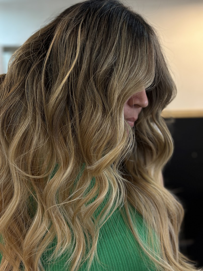 Soft blonde hair color
